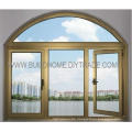 Custom Curved Fixed Top Aluminium Doors and Windows Prices